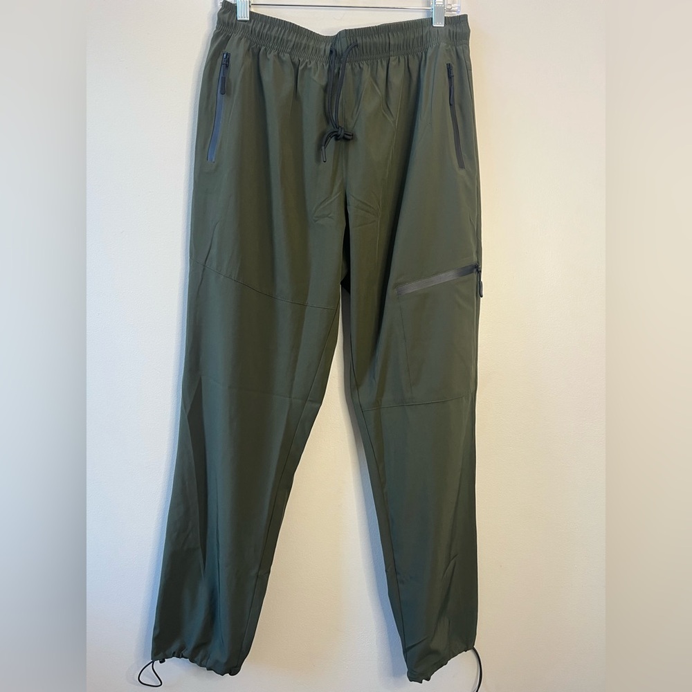 INNO Womens XL Olive Army Green Track Hiking UV UPF Light Durable Pockets Relax